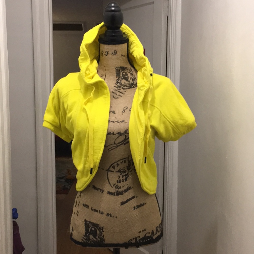 Armani Exchange Reversible Crop Top Hoodie